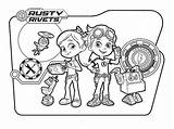 Rusty Rivets Coloring Page  Home sketch template