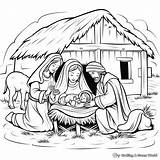Nativity Of Jesus Coloring Pages  Nation sketch template