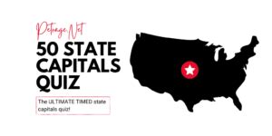 50 State Capitals Quiz - PETRAGE