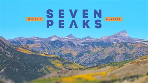 SEVEN PEAKS FESTIVAL - Front Gate Tickets | Road trip to colorado, Seventh, Trip