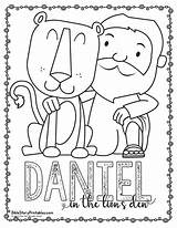 Free Coloring Page Kindergarten Daniel In The Loins Den sketch template