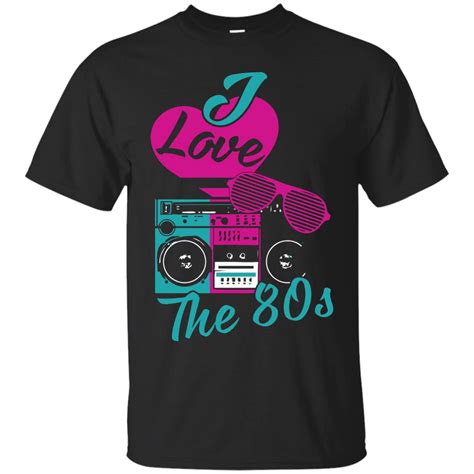 I Love Heart The 80s Flashback Pop Culture 1980s T-shirt – Grass Place