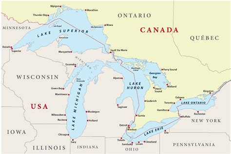 The Eight US States Located in the Great Lakes Region - WorldAtlas