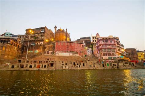 Ganges river stock image. Image of ghats, indian, architecture - 277359837