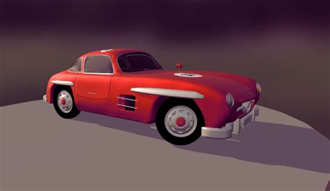 Mercedes Benz 300 SL Roadster - DownloadFree3D.com