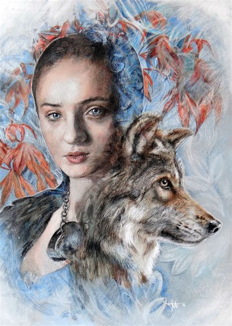 Sansa Stark - Queen in the North - Game of Thrones by ownlifeworks on DeviantArt