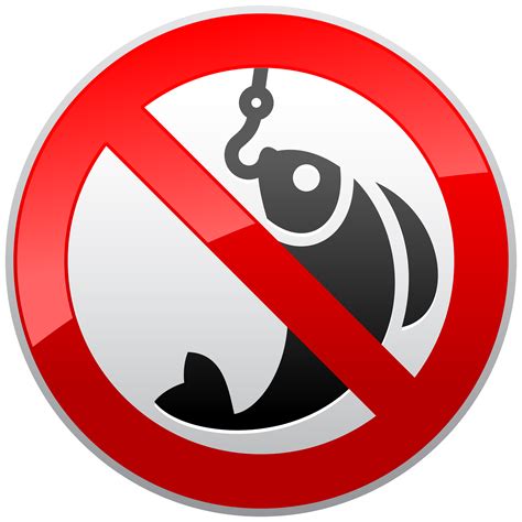 No Fishing Prohibition PNG Clipart - Best WEB Clipart