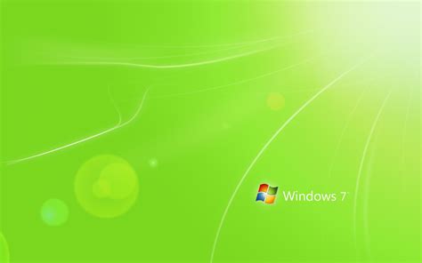 Green Windows 7 Wallpapers HD Backgrounds