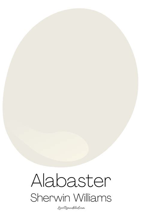 Sherwin Williams Alabaster Paint Color Review - Love Remodeled