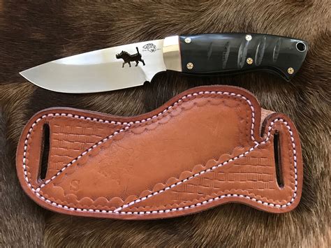 bainha horizontal 002 | Leather knife sheath pattern, Custom leather ...