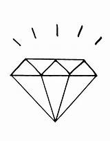 Diamond Coloring Pages Free Printable PDF sketch template