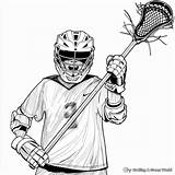 Lacrosse Coloring Pages  Free & Printable sketch template