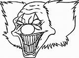 Clown Face Coloring Page At GetColoringscom  Free Printable Colorings sketch template