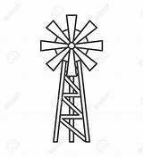 Farm Windmill Coloring Page  Team sketch template
