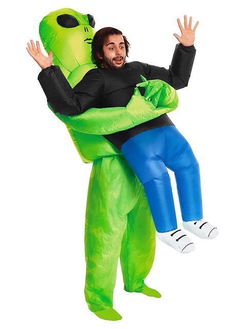 Inflatable Carry Me Costume Alien - maskworld.com