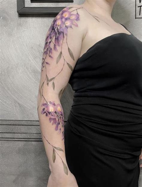 Wisteria Tattoo Ideas: Designs and Meanings | Art and Design