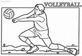 Printable Volleyball Coloring Pages For Kids sketch template