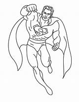 Free Printable Superman Coloring Pages sketch template