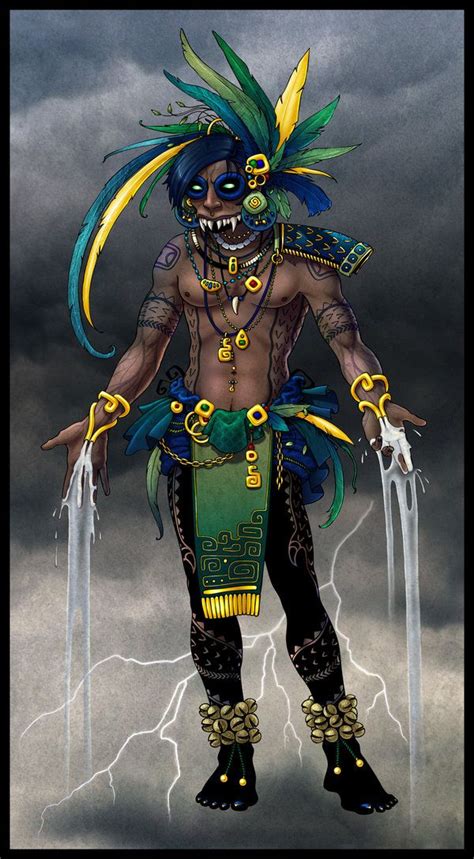 Tláloc- Aztec myth: a god of rain, fertility, and life. He was revered ...