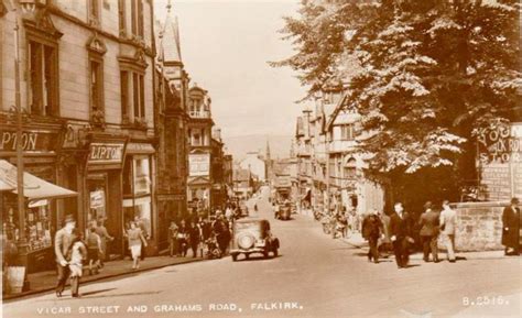 Vicar Street | Falkirk, Old photos, Street view