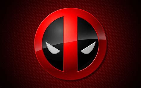 Deadpool superheros, logo, red background, HD wallpaper | Peakpx