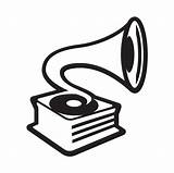 Phonograph Coloring Pages sketch template