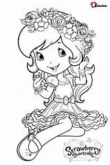 Strawberry Shortcake Coloring Pages Printable  Templates sketch template