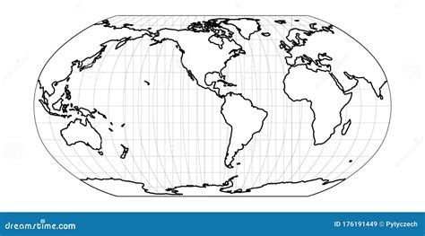 World Robinson Projection Map