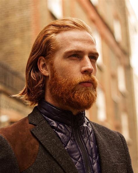 Gwilym Pugh - full red beard mustache beards bearded man men mens ...