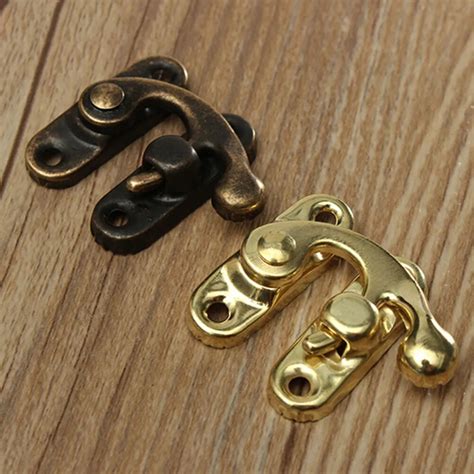 Aliexpress.com : Buy 5PCS Small Antique Metal Lock Decorative Hasps Hook Gift Wooden Jewelry Box ...