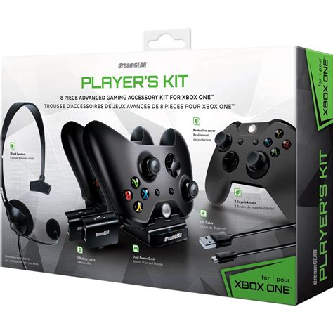 The dreamGEAR Xbox One Player's Kit is the perfect addition to any Xbox One. A dual charging ...