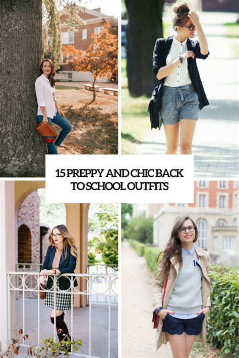 15 Preppy And Chic Back To School Outfits - Styleoholic