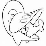 Coloring Page  Pokémon Shelmet Beginning With E Free sketch template