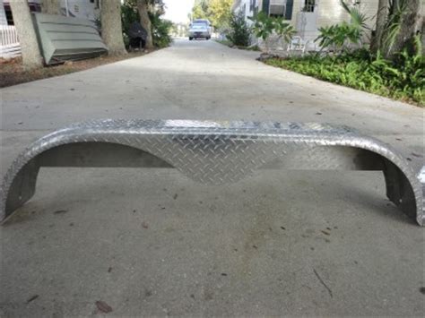 Aluminum Diamond Plate Dual Wheel Trailer Fenders | eBay