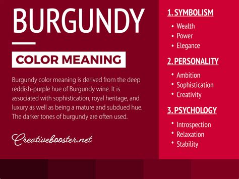 The Burgundy Color Meaning: Burgundy Represents Luxury and Sophisticat ...