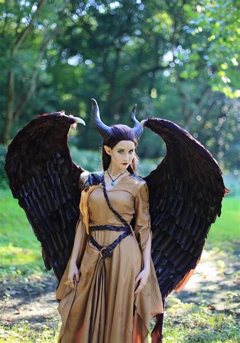 Maleficent Costume With Wings