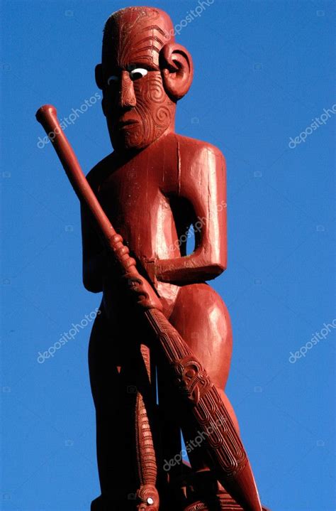 Maori Carving on a Marae — Stock Photo © lucidwaters #11318421