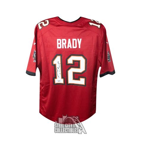 Tom Brady Autographed Tampa Bay Buccaneers Nike Football Jersey ...