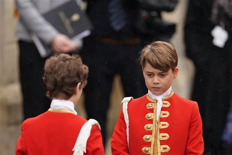 Prince George stars at coronation in first solo role at major ceremony | The Independent