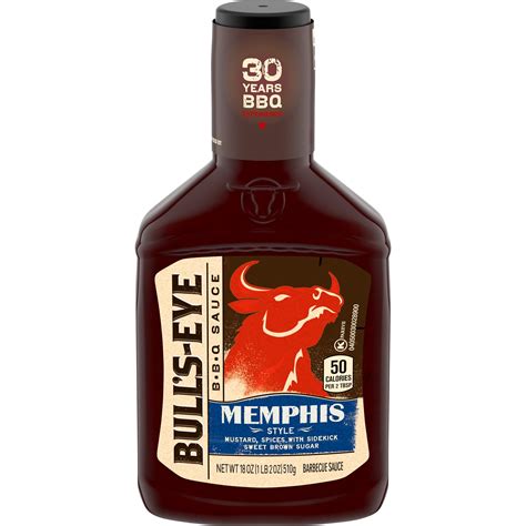 Bull's-Eye Memphis Style BBQ Sauce, 18 oz Bottle - Walmart.com