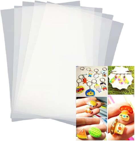 Amazon.com: Shrinky Dink Paper - 24Pack A5 3/4 x 8 1/4 inches Size Heat Shrink Plastic Sheets ...