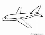 48 Airplane Coloring Pages  ColoringPagesOnlycom sketch template