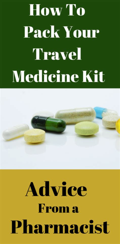 How To Pack Your Travel Medicine Kit - Advice From a Pharmacist - Simply See The World