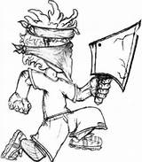 Hatchet Man Coloring Pages sketch template