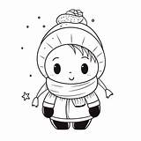 Cute Winter Coloring Pages PNG Transparent Images Free Download  sketch template