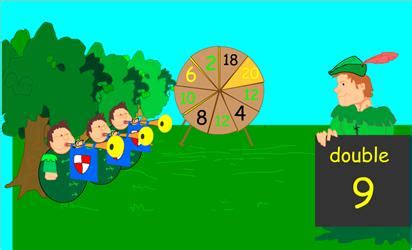 Robin Hood Doubles – ICT Games – Maths Zone Cool Learning Games