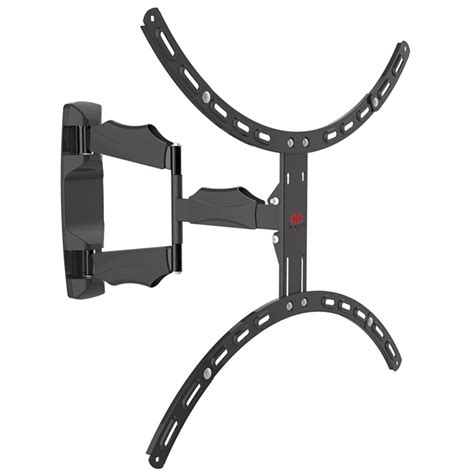 Double Arm Curved Wall Mount full-motion for 32”-65’’TV Bracket for ...