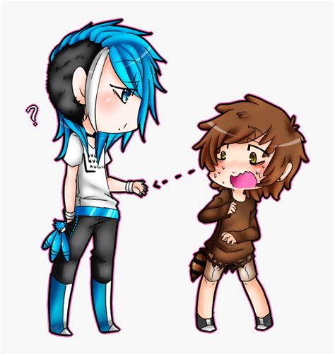 Chibi Couple Holding Hands Base - Anime Chibi Hand Drawing, HD Png Download , Transparent Png ...