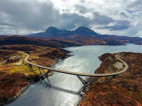 Kylesku Bridge, Sutherland County, Scotland ~ Ove Arup (1984 ...