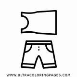 Shorts Coloring Page  Ultra Pages sketch template